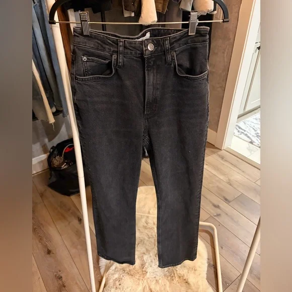 Agolde Womens Charcoal Slim Jeans - Picture 1 of 4